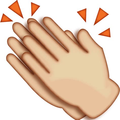 Clapping Hands Emoji Clapping Hands Emoji Png Graphic Free Clapping