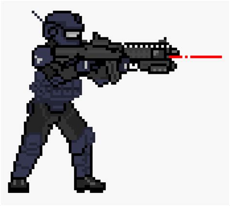Pixel Art Soldier