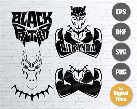Black Panther Svg Cut File For Cricut Silhouette Wakanda Etsy