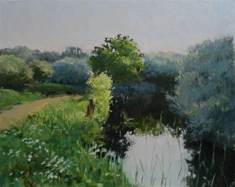 Look At This Beautiful Green Landscape In Oils By James Willis Now