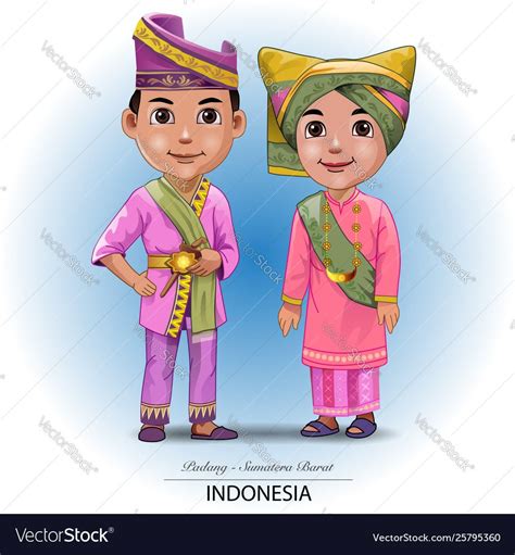 Pakaian Adat Indonesia Clipart Pakaian Adat