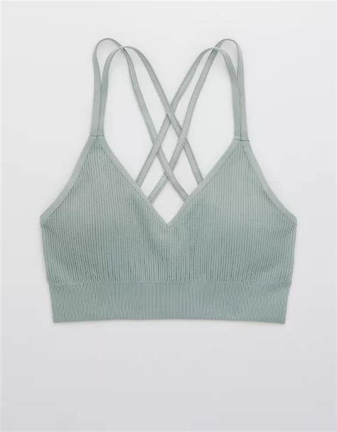 Aerie Seamless Strappy Padded Bralette