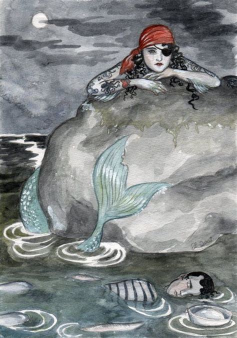 Pirate Mermaid Mermaid Drawings Mermaid Art Mermaid Pictures