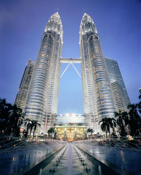 Malaysia Kuala Lumpur Petronas Towers By Martin Puddy