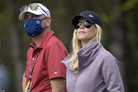 tiger woods ex wife elin nordegren watches their son charlie play golf express informer