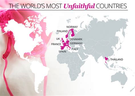 Most Unfaithful Countries In The World Top 10 Places Revealed