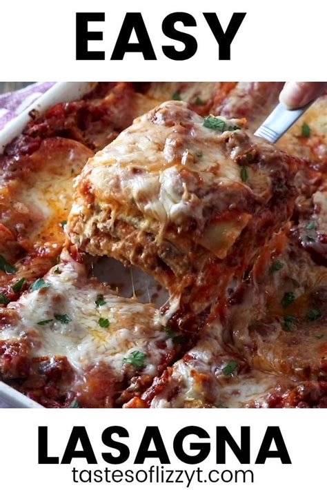 Easy Lasagna Recipe No Need To Boil The Noodles Video Recipe