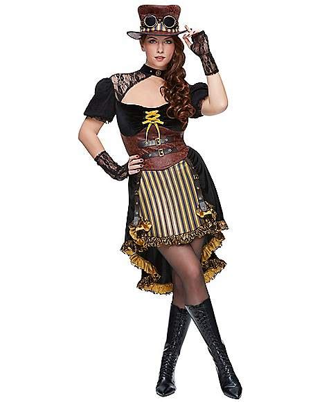 Surprise Ts Spirit Halloween Adult Steampunk Lady Costume From