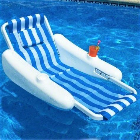 Swimline Sunchaser Sling Style Floating Lounge Chair Pool Floats