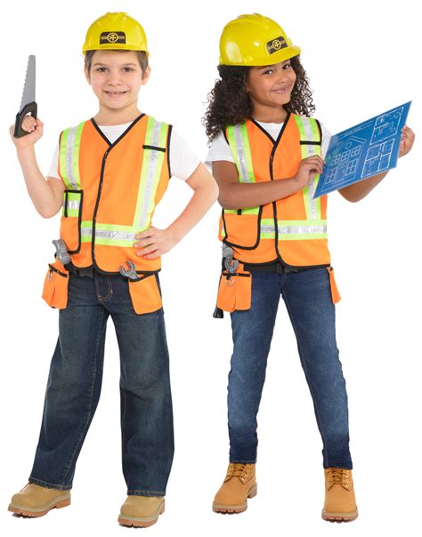 Builder Kids Costume Kit Letter B Costume Ideas Mega Fancy Dress