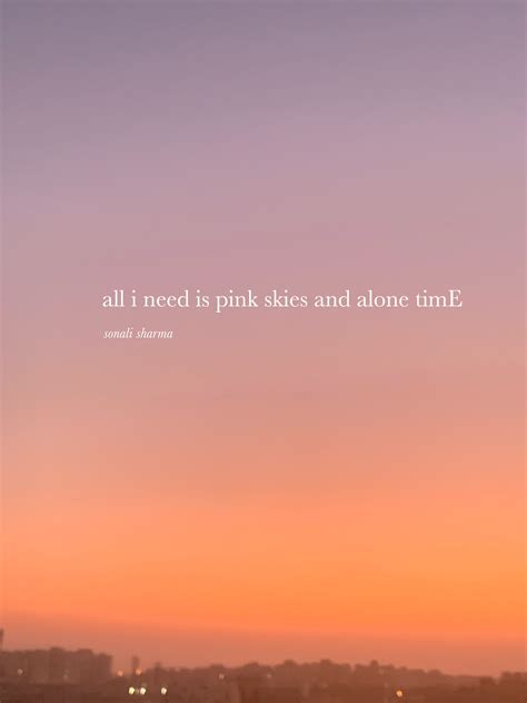 √ Pink Sky Quotes