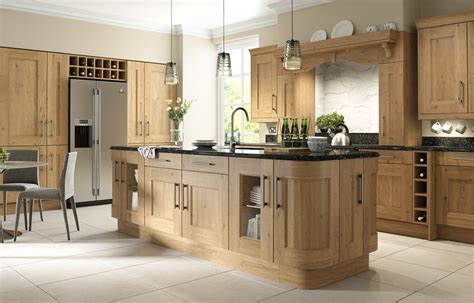 Its details are manifested in the beautiful finish crosley furniture. Rustic Oak Shaker Kitchen Collection - Natural or Painted ...