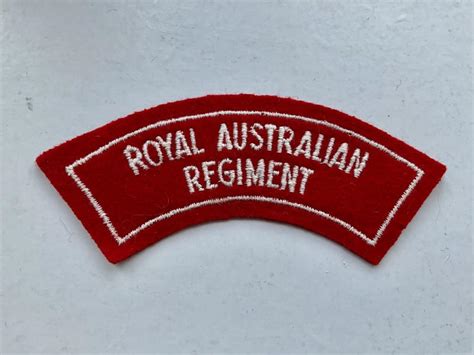 Gradia Militaria Royal Australian Regiment Title 1949 60s