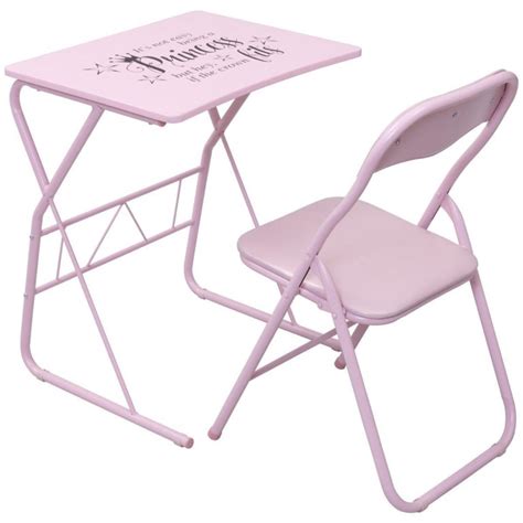 Student Folding Study Writing Chair Table Set By Choice Products