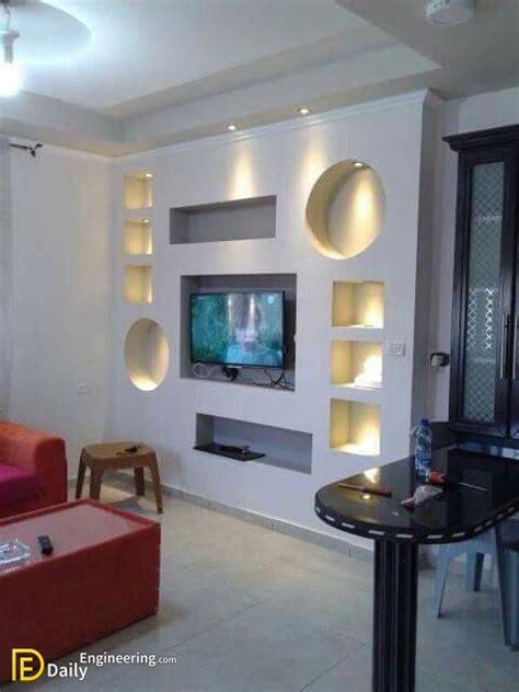 Top 40 Amazing Gypsum Tv Wall Unit Design Ideas Daily Engineering