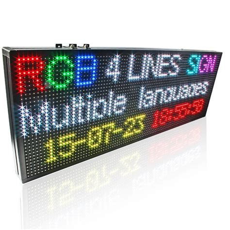 Led 2d Board Electronic Sign Boards For Advertising Shape