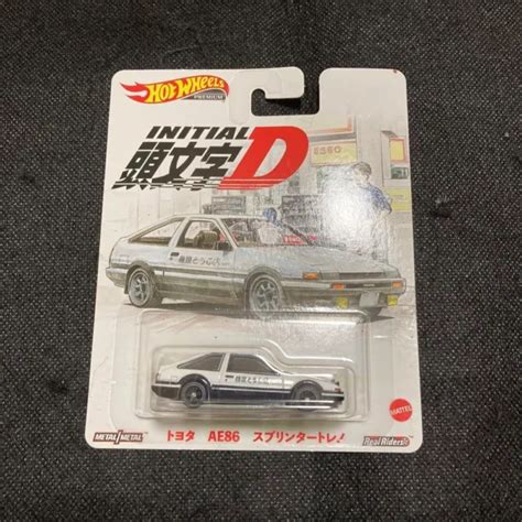 Hot Wheels Initial D Metal Ae Toyota Sprinter Trueno Collection New