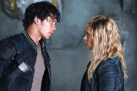 The 100 Clarke And Bellamy Kiss