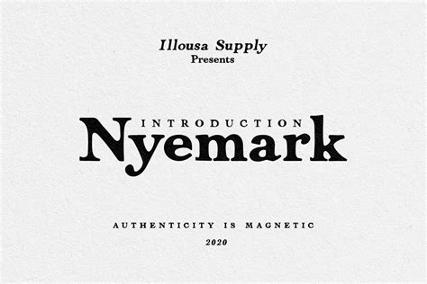 Nyemark Serif Typeface Serif Fonts ~ Creative Market