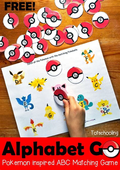 As a parent, you want to limit screen time, but it can be tough to get your modern child to sit and pay attention to o. FREE Alphabet Go! Pokemon Like Game | Free Homeschool Deals
