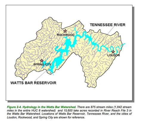 Localwaters Watts Bar Lake Maps Boat Ramps Access Areas