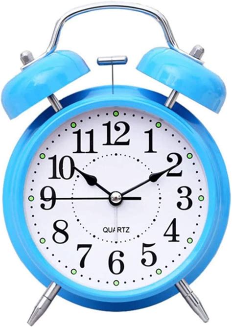 Sflrw Small Table Clocks Classic Non Ticking Tabletop Alarm Clock