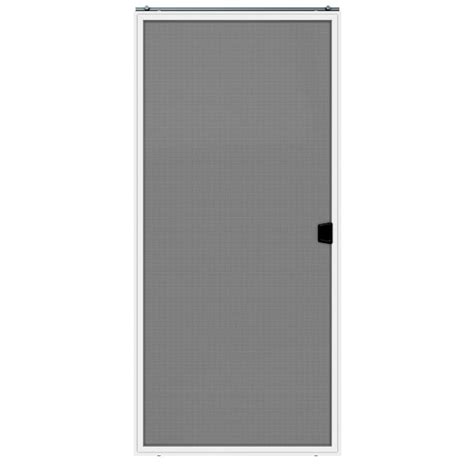Jeld Wen White Aluminum Sliding Screen Door Common 36 In X 80 In