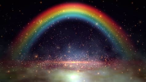 8k Rainbow Space Nebula Moving Background Aa Vfx Youtube