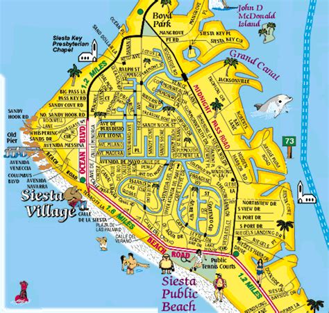 Siesta Key Village Map Courtesy Of Siesta Key Souvenir Guide Siesta Key