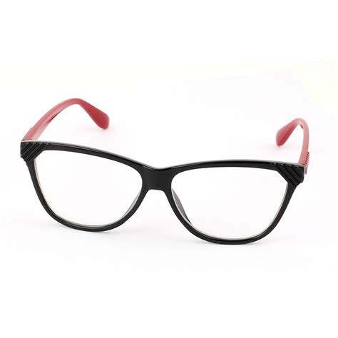 Single Bridge Clear Lens Plain Glasses Eyeglasses Plano Spectacle