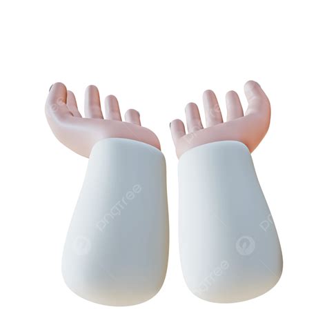 3d Hand Fingers With Praying Gesture Or Ask For Help Hand Pray