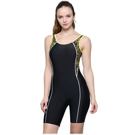Buy Women Swimsuit Swimming Costume One Piece Sport Flat Seams Athletic