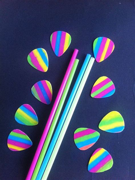The other good point is you can shape it to exactly how you want it. 10 Guitar Picks Out Of Drinking Straws by TheHermitCrabPicks | MUSIC | Pinterest | Guitar picks ...