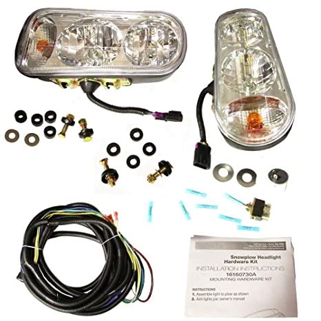 Review Universal Snow Plow Light Kit Fits Boss Western Meyer Blizzard Curtis Replaces