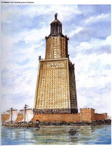 The Lighthouse Of Alexandria Seven Wonders Of The Ancient World