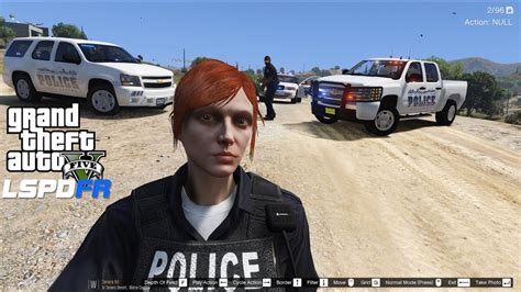 Gta 5 Lspdfr Police Mod 182 Female Officer Gets Ambushed Sandy