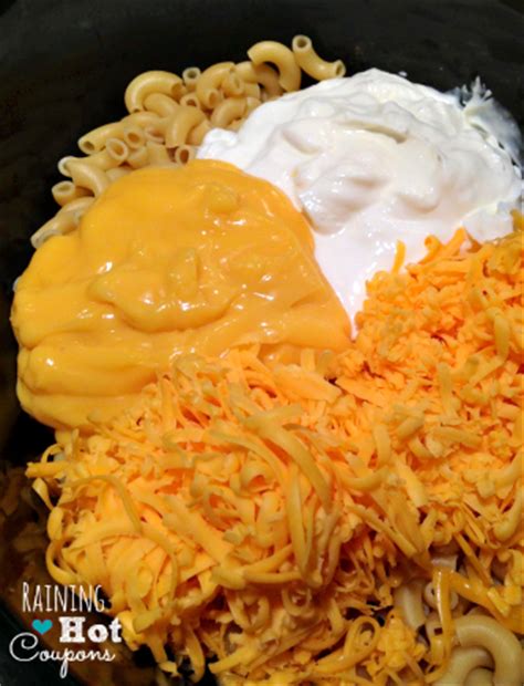 It is also possible to use water instead of milk if you're in a pinch. Crock Pot Macaroni and Cheese EASY Recipe
