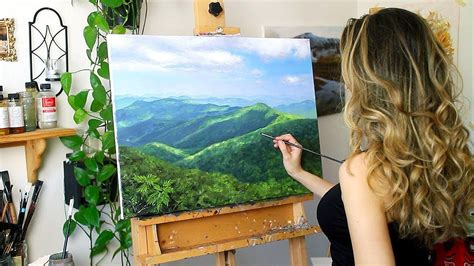 How To Paint Foliage Oil Painting Tutorial Paintingtube In 2020