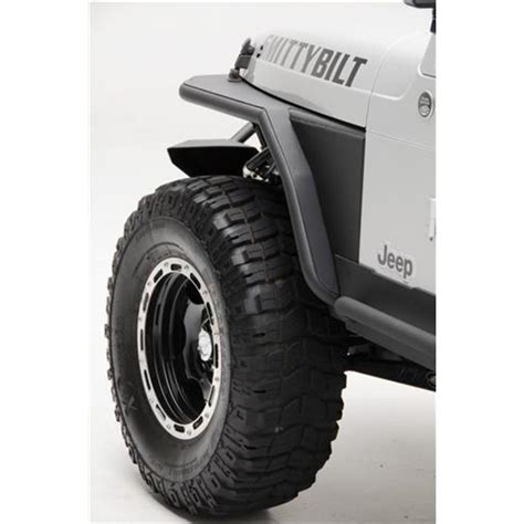 Smittybilt Xrc Armor Front Tube Fenders With 3 Flare Black 76867