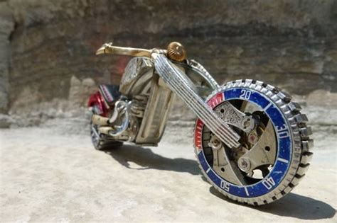 Artist Dan Tanenbaum Constructs These Amazing Miniature Motorcycles
