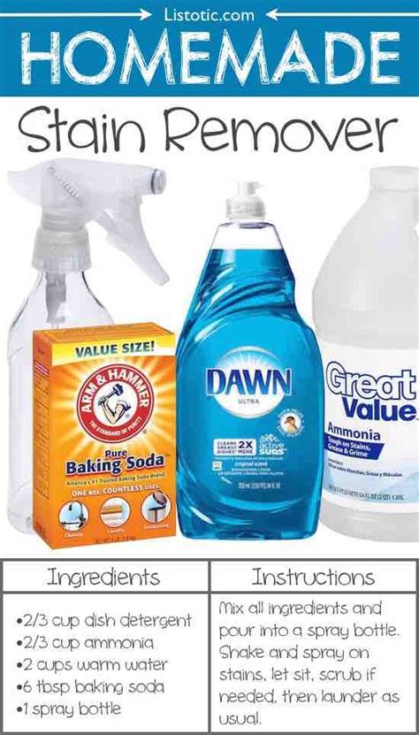 15 Diy Cleaning Cooking And Home Remedy Sprays Homemade Stain
