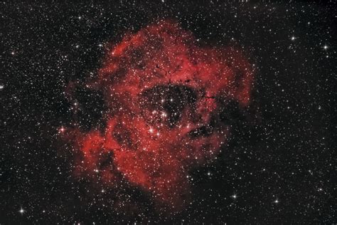 Rosette Nebula Ngc 2244 Astrophotography By Galacticsights