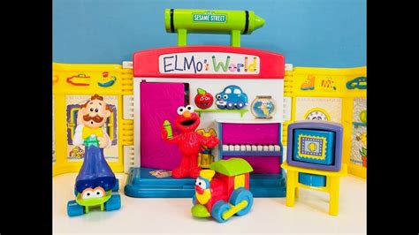 Elmos World Sesame Street Rare Toy Playset Opening Video Dailymotion