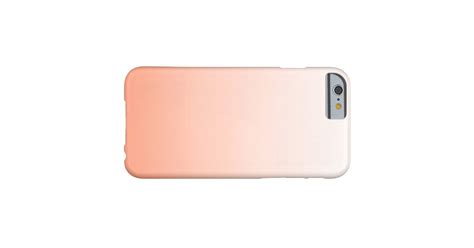 Cute Orange Peach Ombre Girly Iphone 6 Case Zazzle