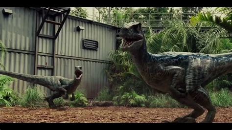 Owen Hold Raptors Scene Jurassic World 2015 Youtube