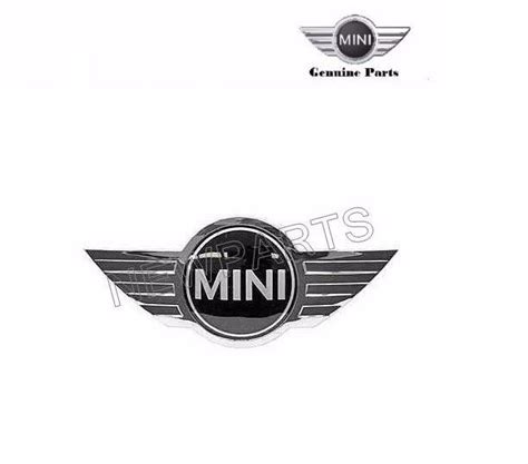 Genuine Mini Cooper Rear Trunk Boot Emblem Ornament 51147026186 Online