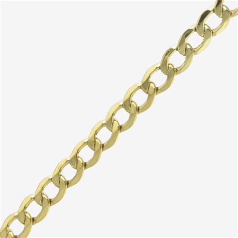 9ct Gold 24 Inch Curb Chain At Warren James