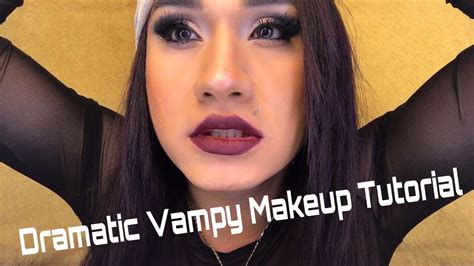 Dramatic Vampy Makeup Tutorial Very Easy Youtube