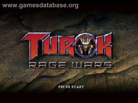 Turok Rage Wars Nintendo N64 Artwork Title Screen