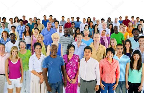 Large Multi Ethnic Group Of People Stock Photo By ©rawpixel 52462691